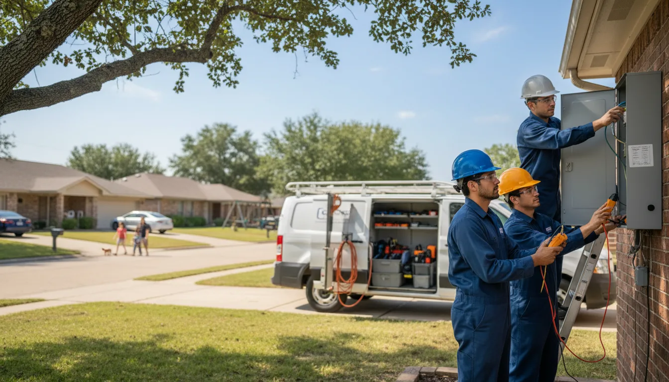 Certified electrician providing emergency electrical services in Dresden, TN
